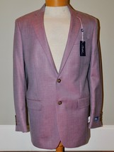 Ralph Lauren Mens Sport Coat Blazer Mauve Purple Wool Silk Tweed Jacket 41L 41 - $143.55