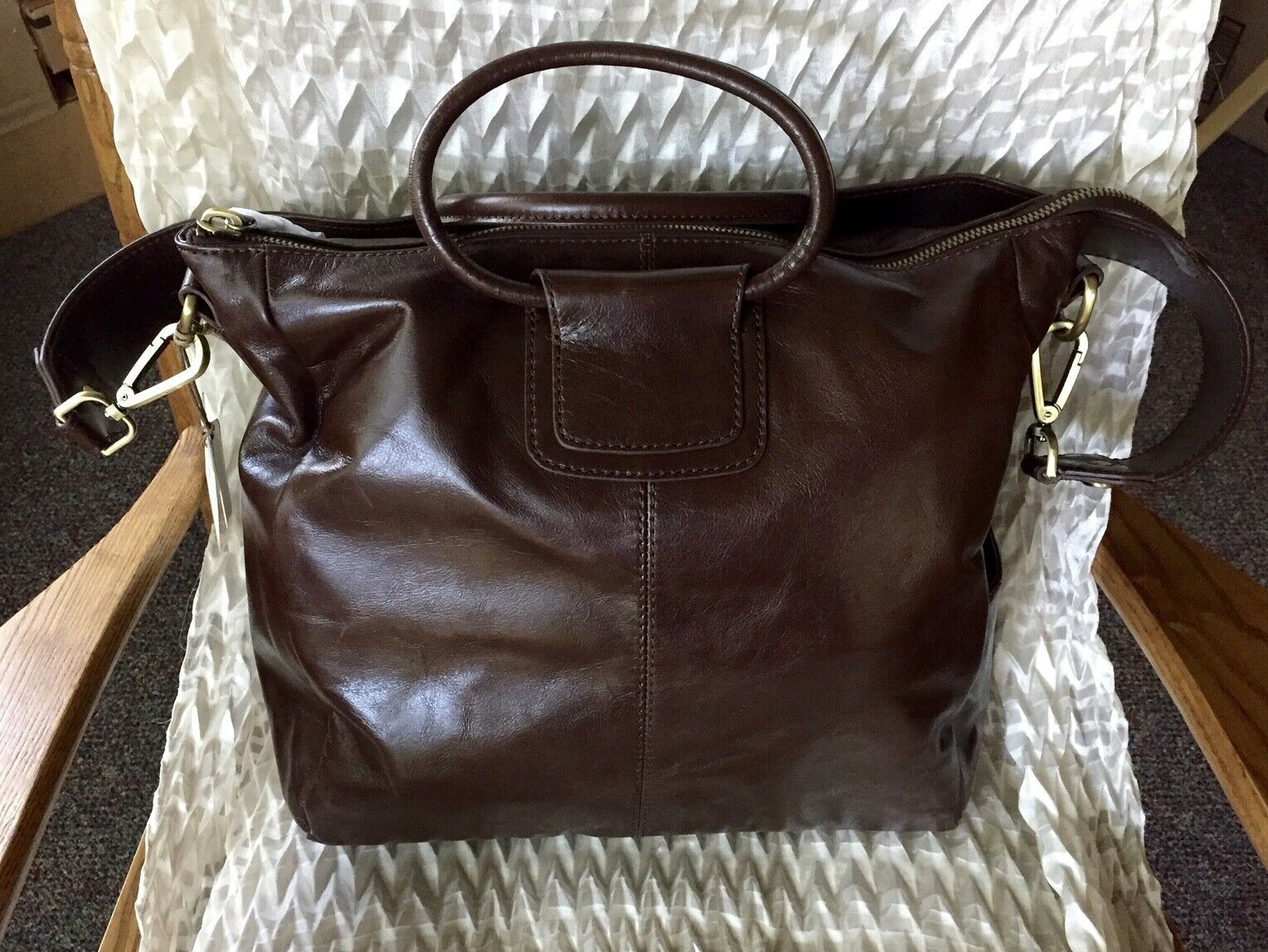 HOBO International Sheila Crossbody Bag EXPRESSO ( DEEP DARK BROWN) NWT ...