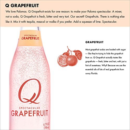 Q Drinks, Q Grapefruit Spectacular Sparkling Grapefruit, Premium Mixer