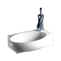 Rectangular Wall Mount Basin,,Bowl,Right Offset Single Faucet Hole - $308.16