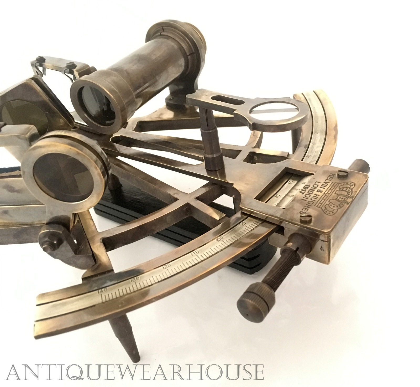 Solid Antique Ship Working Sextant Collectible Old Navy Nautical Retro
