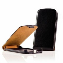 Leather cover case ultra thin case black for lg h220 joy - $13.61