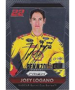 AUTOGRAPHED Joey Logano 2016 Panini Prizm Racing (#22 Shell Pennzoil) Te... - $35.99