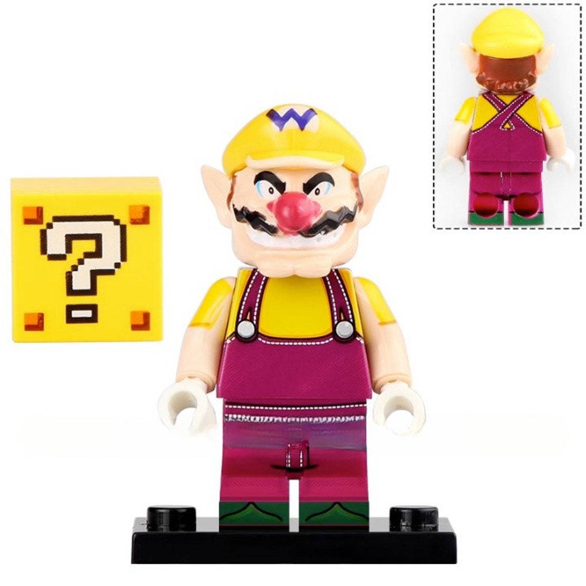 Wario Minifigures Super Mario Brothers Building Toy Complete Sets And Packs