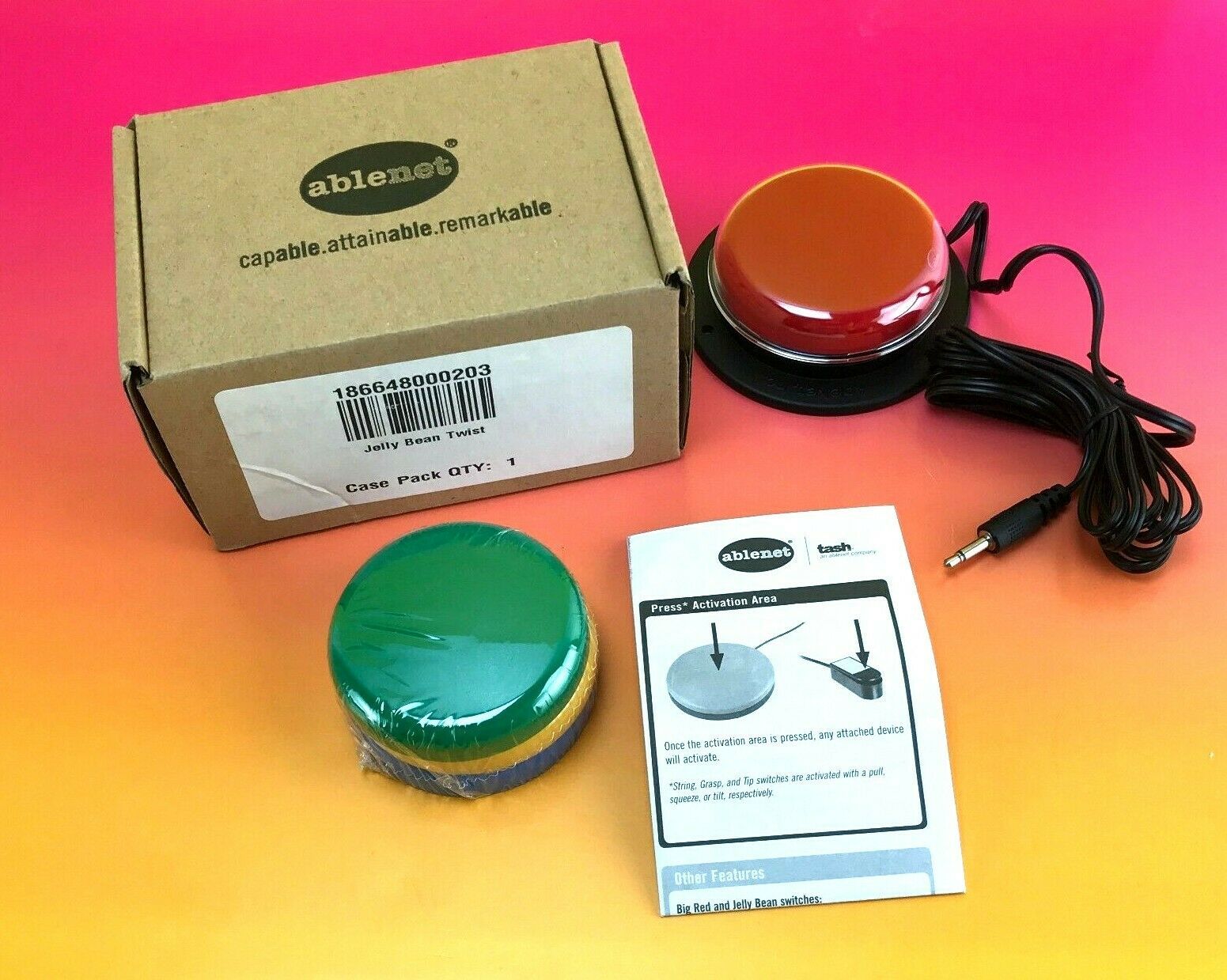 Jelly Bean Twist Button Switch / New 0203 Everything Else