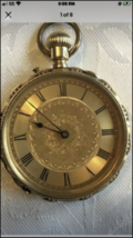 ANTIQUE FANCY 18KT SOLID GOLD TOP QUALITY POCKET WATCH CIRCA 1870&#39;S  - $1,295.00