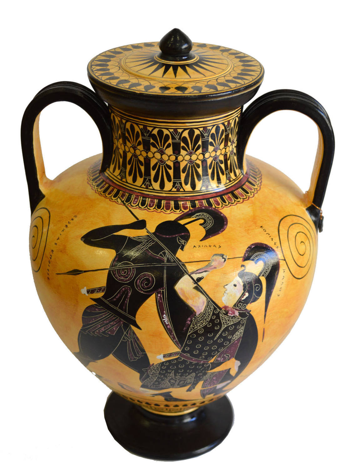 Achilles And Penthesileia Amphora Vase And 15 Similar Items