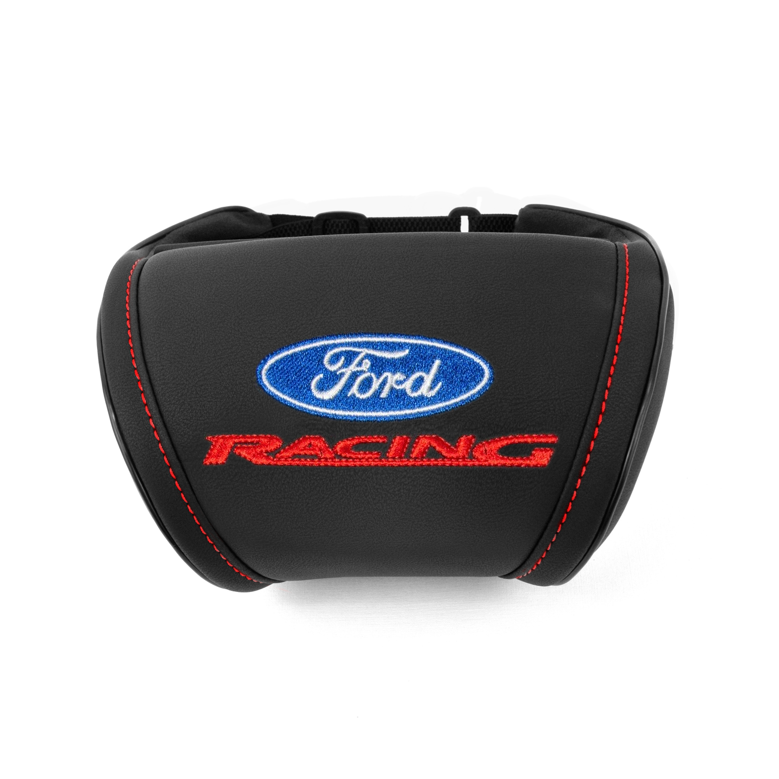 Ford Racing accessories Black car neck rest pillow Emblem embroidery on cushion Seat Belt