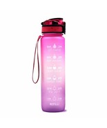 Pink Drink Bottles 1L Leakproof Drinking Water Bottle Outdoor Bpa Free W... - $40.07