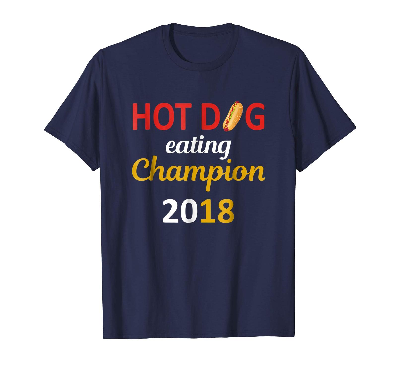 Dog Fashion - Hot Dog Eating Contest Champion 2018 T Shirt men women kid Men