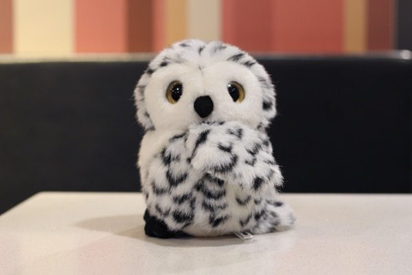 realistic lifelike owl toy