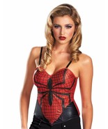 WOMAN OF MARVEL FIERCELY FEMME SPIDER-GIRL BUSTIER COSTUME ACCESSORY - S... - $17.49