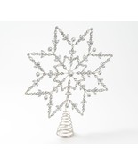 Martha Stewart Jeweled Snowflake Tree Topper - $48.49