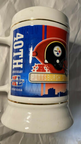 Fisher Nuts Chicago Bears Promotional Beer Mug 