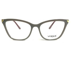 Vogue VO 5206 2596 Eyeglasses Frames Grey Red Gold Cat Eye Full Rim 53-17-140 - $56.09