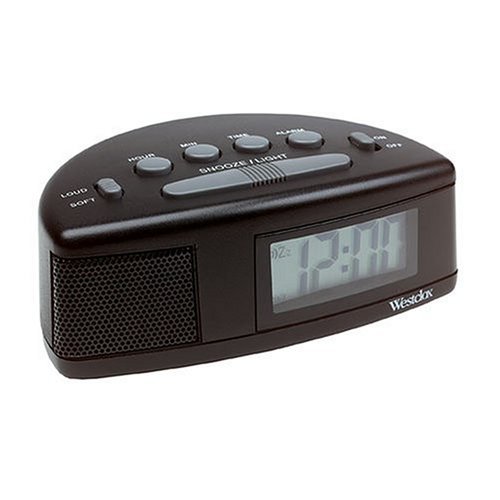 westclox super loud travel alarm clock