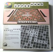 Scrabble Brand Upper Hand Grand Slam Plastic Tiles Bridge Wordplay Word Game  - $14.84