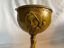 Disney Parks Cruise DCL Rapunzel Tangled Gold Goblet Sipper Cup Plastic New - $23.08