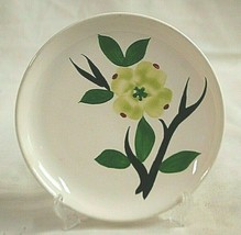 Dixie Dogwood by Blue Ridge Pottery Bread & Butter Plate Lime Green Blossom MCM - $12.86