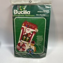 Bucilla Felt Stocking Kit Christmas Express Train Jumbo 21&quot; Felt Jeweled... - $34.99
