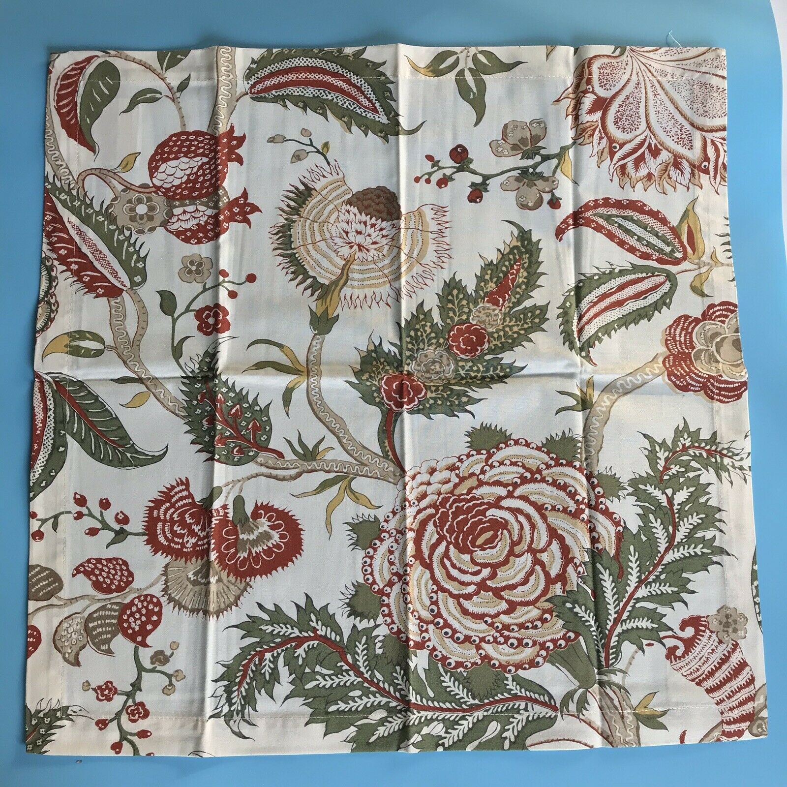 Chinese Silk Ivory floral Caspari paper lunch napkins 20 pack 33 cm sq 3 ply