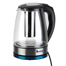 Glass Electric Tea Kettle Hot Water Boiler Pot 1.8L LED Light Auto Shut-off - $32.99