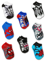 Spider-Man Marvel Comics 8-Pack Corte Bajo No Show Socks Nwt Niños Siglo... - $14.29