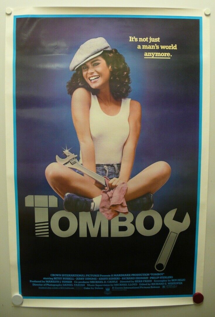TOMBOY 1985 Betsy Russell, Jerry Dinome, Kristi Sommers, Toby IlandOne Sheet 198089