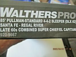 Walthers Proto Stock # 920-9667 Santa Fe (Regan Crown) 4-4-2 Sleeper DLX #2 (HO) image 7