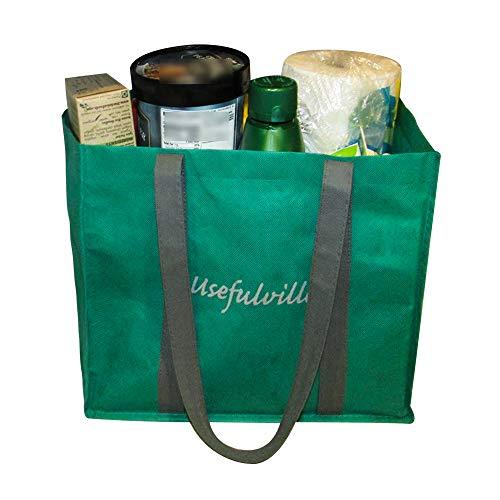 Reusable Grocery Shopping Bags by usefulville Ecofriendly Heavy