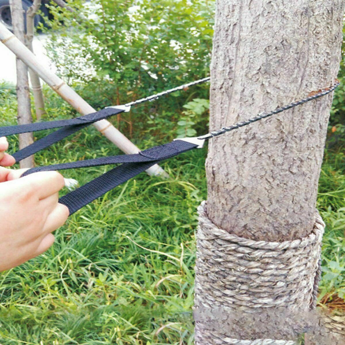 Kutir 36 Inch High Reach Tree Limb Hand Rope Chain Saw Cuts Branches