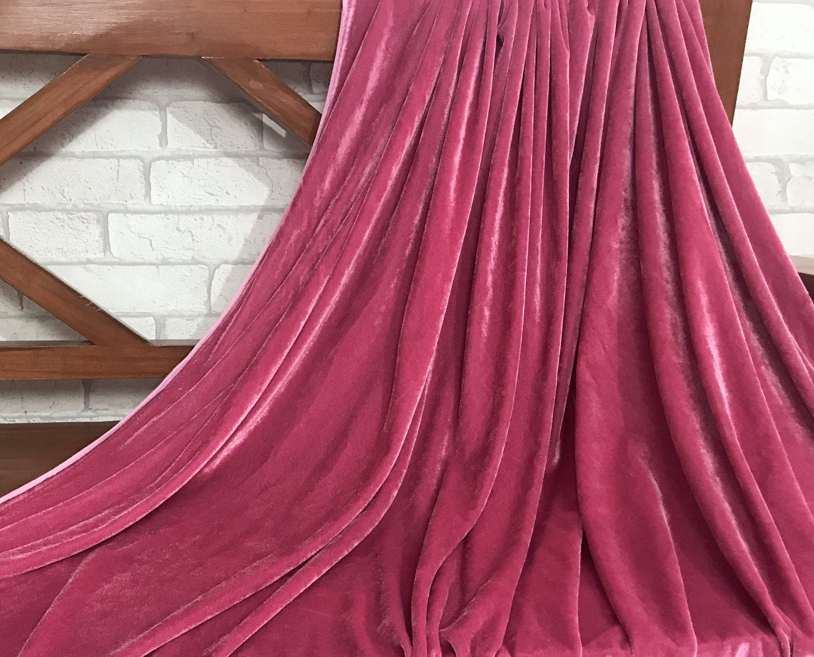 50%OFF Plum Purple Velvet Fabric Dress Stretch Velvet, Commercial Curtain VLTF04