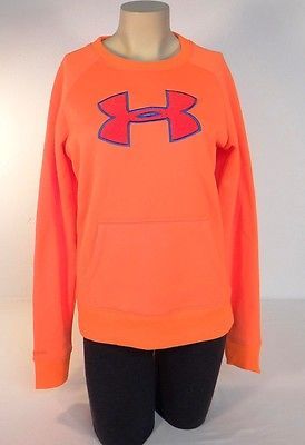 bright orange under armour shirt