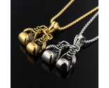S design pendan necklace gold silver plated boxing glove charm jewelry initial 374 thumb155 crop