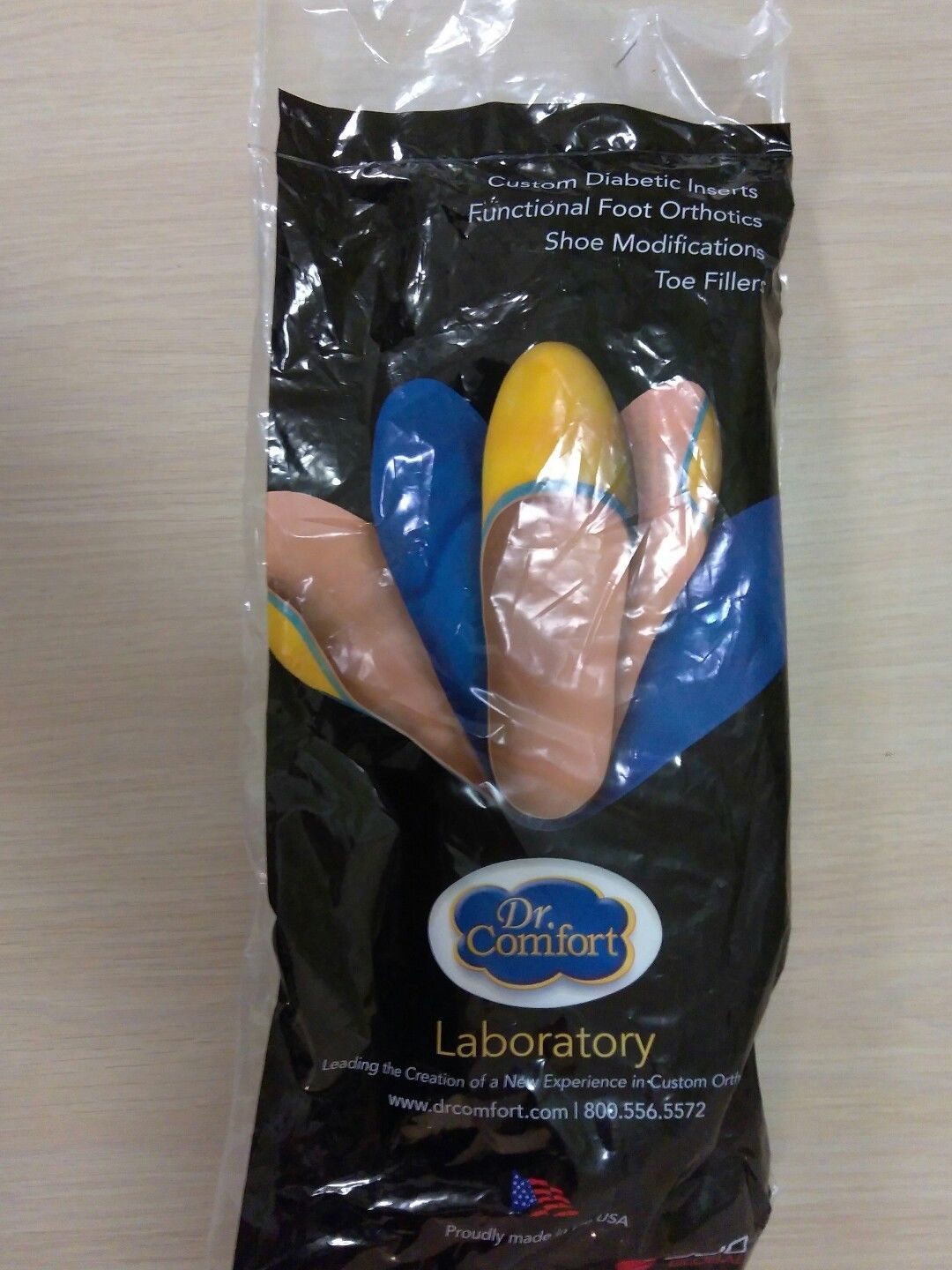 NEW In Package Dr Comfort Laboratory Custom Diabetes Insert Insoles