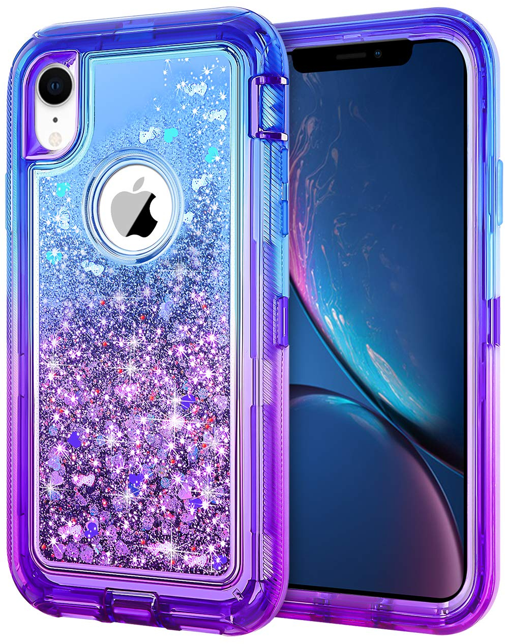 JAKPAK Case for iPhone XR Case Glitter for Girls Woman iPhone XR Case ...