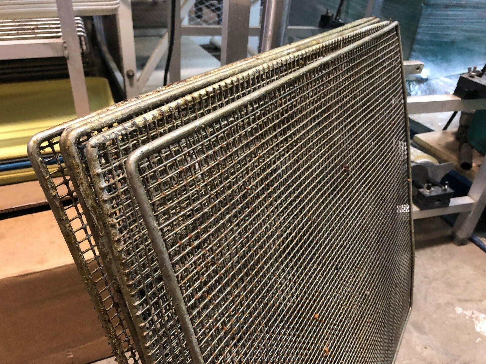 Set of 5 Commercial Bakery 23x23 Donut Fryer Frying Doughnut Wire