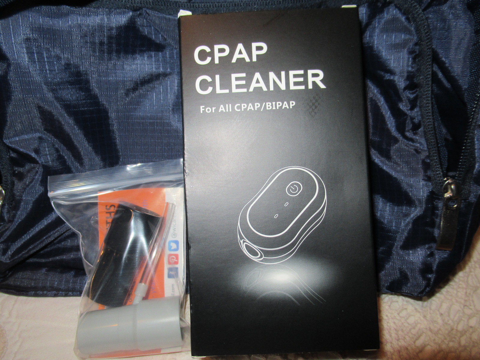 CPAP Cleaner by Wiscky 2 Model WQ40 with Carry Bag