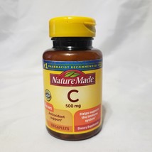 Nature Made Vitamin C 500 mg Caplets with Rose Hips, 130 Caplets .Exp.09/23 - $9.74