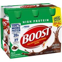 BOOST High Protein Nutritional Drink Variety Pack (Rich Chocolate+Vanilla+Strawb image 4