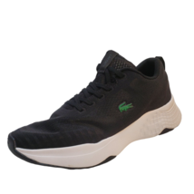 Lacoste Mens Athletic Shoes Court-Drive Fly 07211 Textile Lace Up Black Lightwei - $117.58