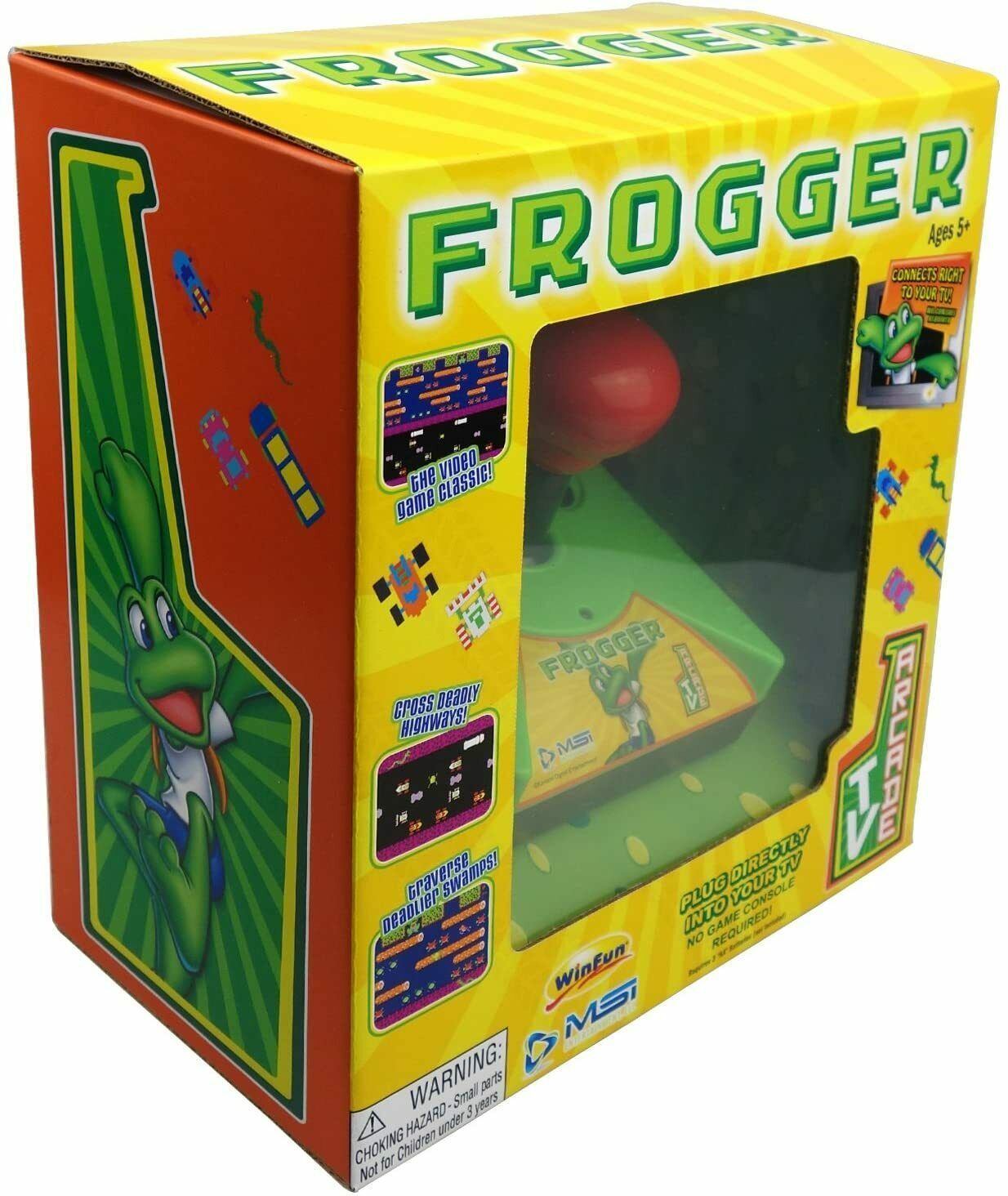 Frogger Classic Plug and Play Arcade Game (Electronic Games) - Video ...