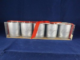 Better Homes and Gardens Holiday Votive Cups Set of 5  - Silver - $19.99
