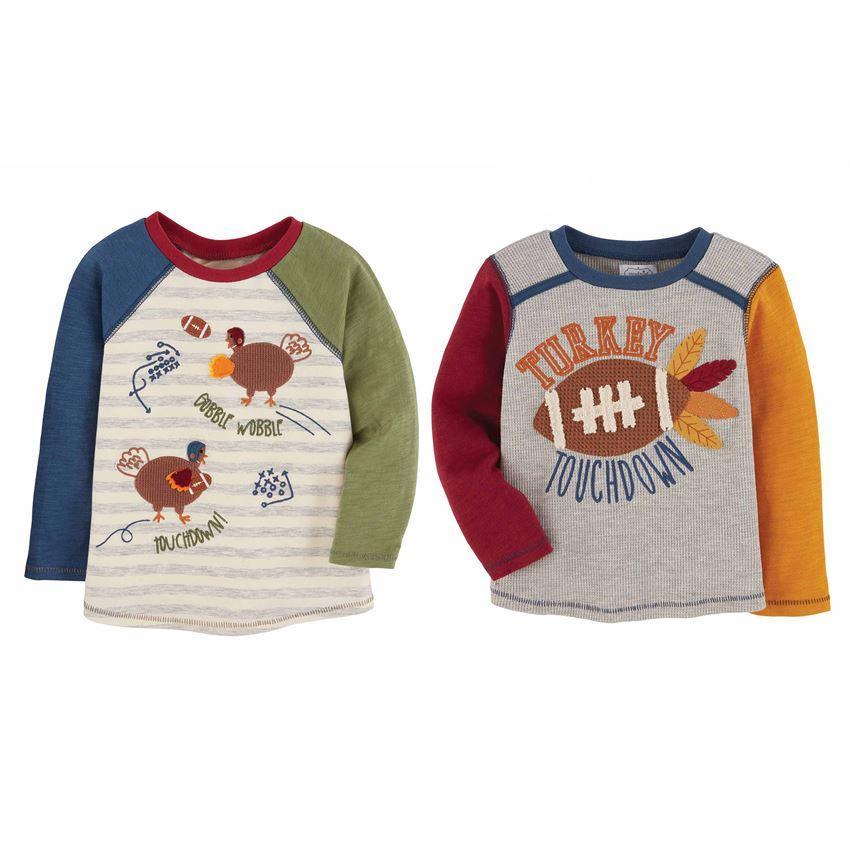 Mud Pie Boys Thanksgiving Turkey T-Shirt 12M-5T - Tops & T ...