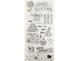 &quot;Happy Birthday&quot; Clear Stamp Set - $5.99