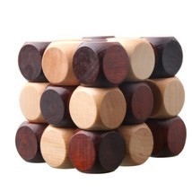 Bohs classical brain teaser game lock and unlock magic cube intellectual iq toys thumb200