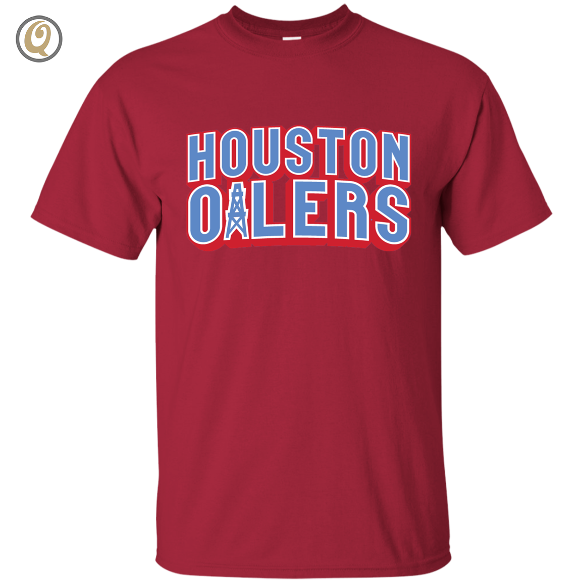 Houston Oilers, Team, Game, Ultra Cotton TShirt Cardinal TShirts
