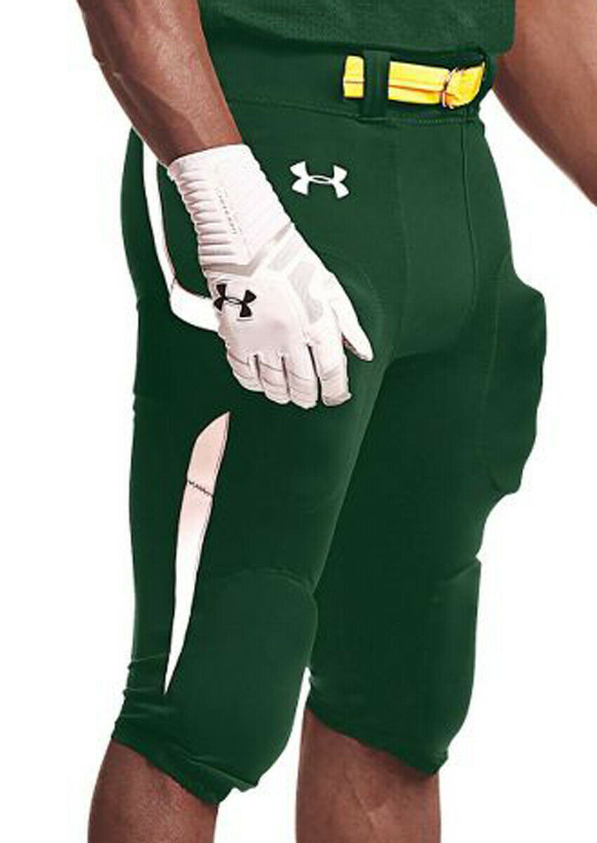 New - Under Armour Men's Size 4XL Green White Football Pants $69.99 NWT ...