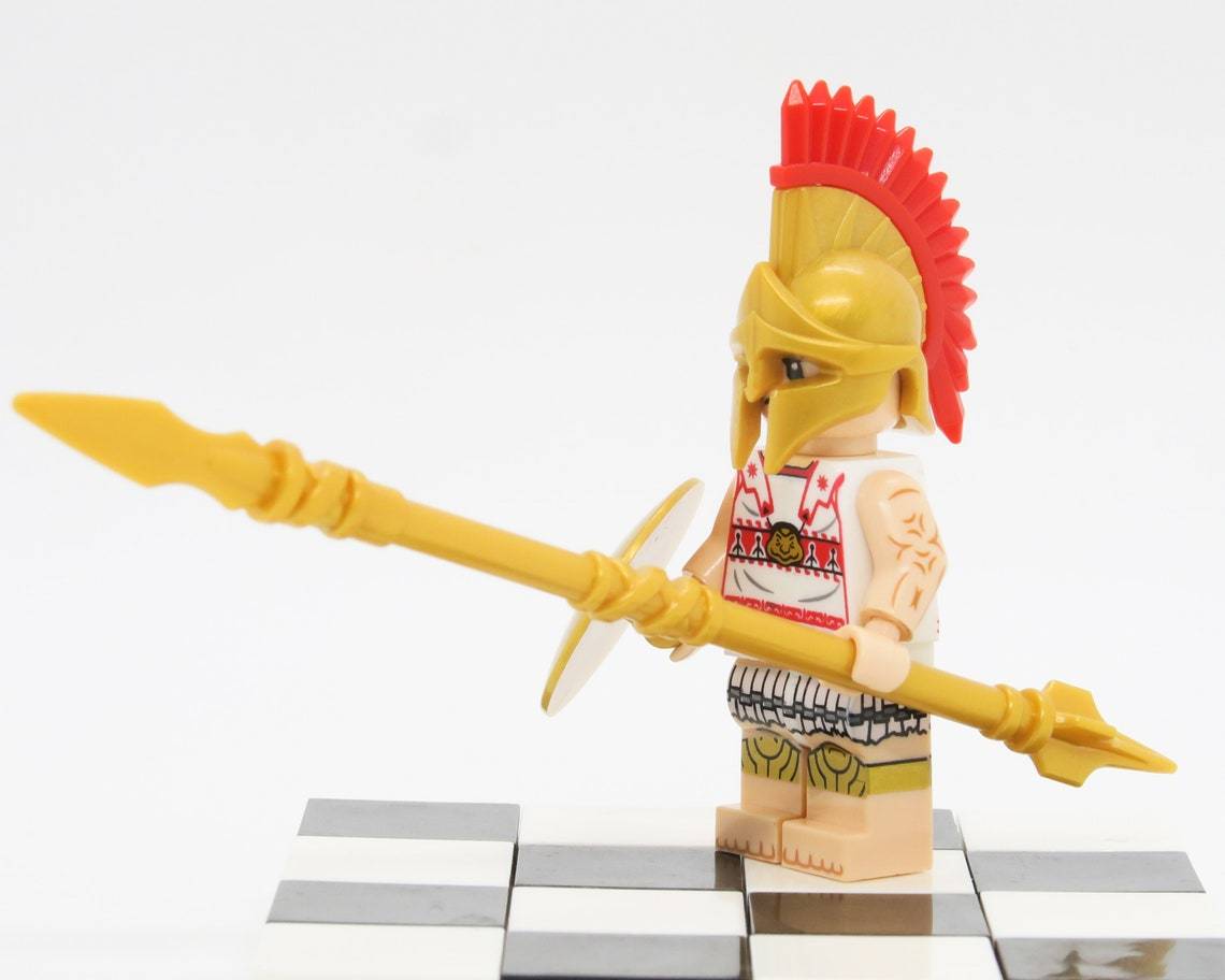 Ancient Greek Soldier Hoplite Minifigures Weapons and Accessories ...