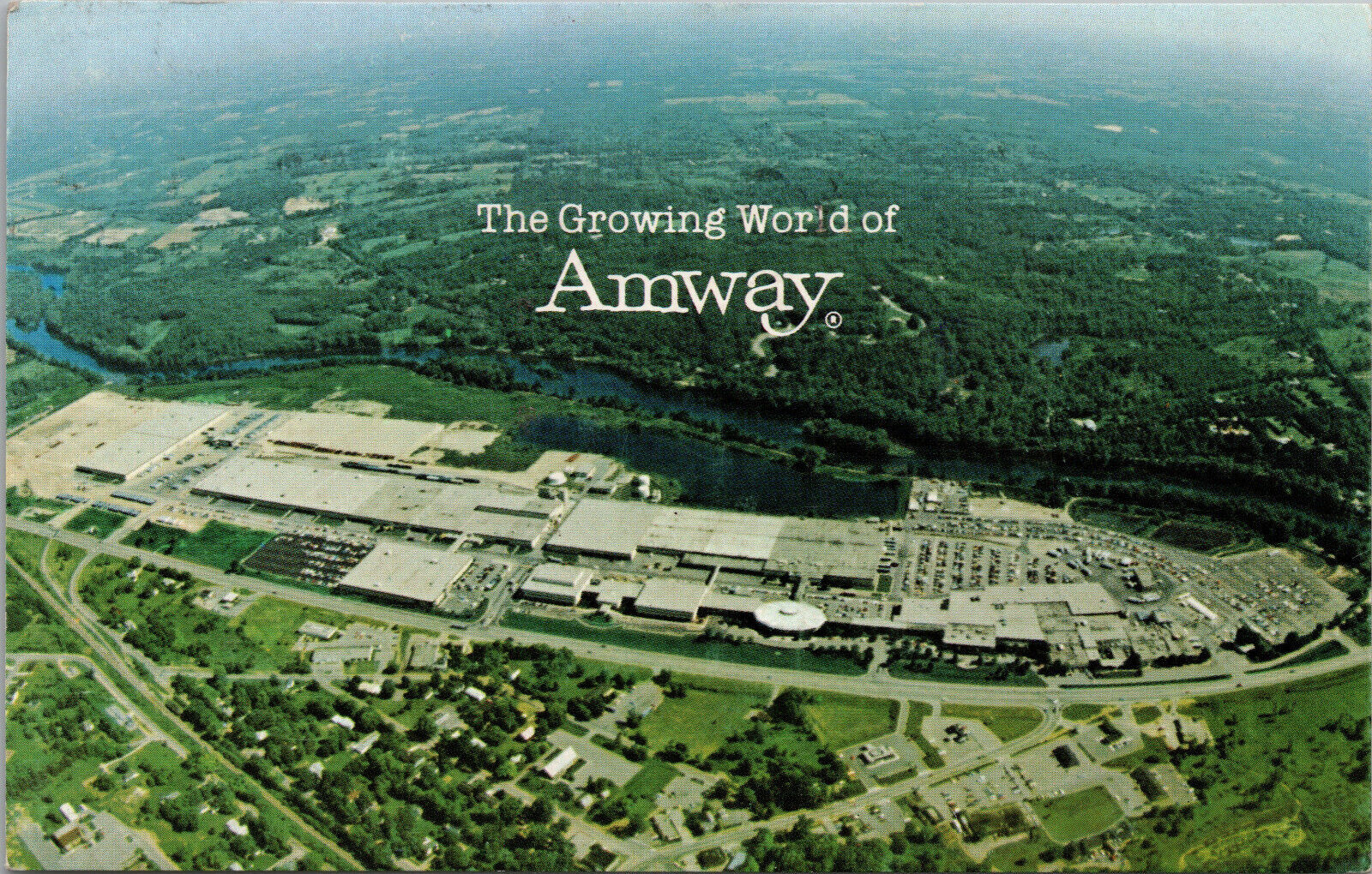 The Growing World of Amway Headquarters Ada MI Postcard PC395 Non